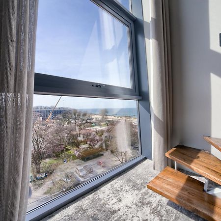 Apartamentyprzymorzu Marine***** Apartament Dwupoziomowy Z Widokiem Na Morze Kołobrzeg Buitenkant foto