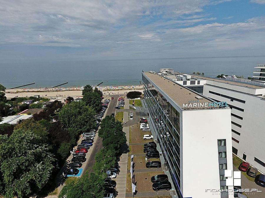 Apartamentyprzymorzu Marine***** Apartament Dwupoziomowy Z Widokiem Na Morze Kołobrzeg Buitenkant foto