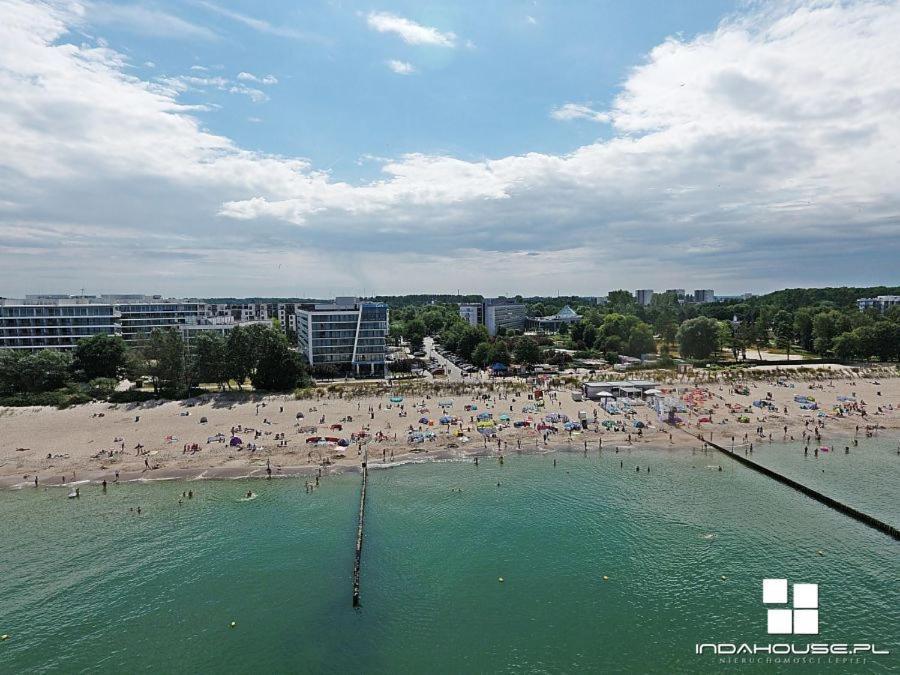 Apartamentyprzymorzu Marine***** Apartament Dwupoziomowy Z Widokiem Na Morze Kołobrzeg Buitenkant foto