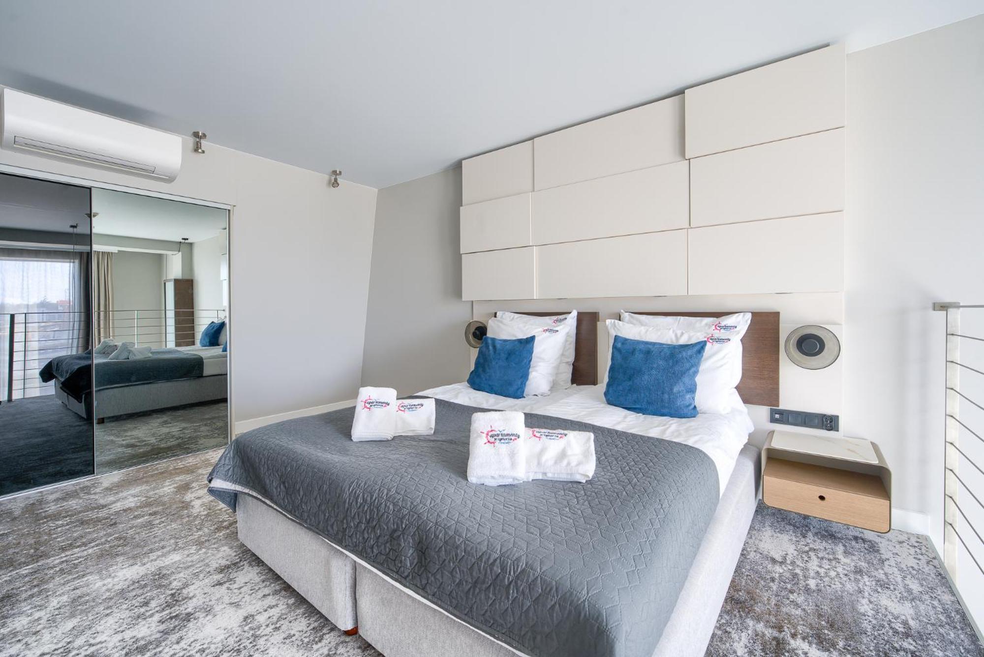 Apartamentyprzymorzu Marine***** Apartament Dwupoziomowy Z Widokiem Na Morze Kołobrzeg Buitenkant foto