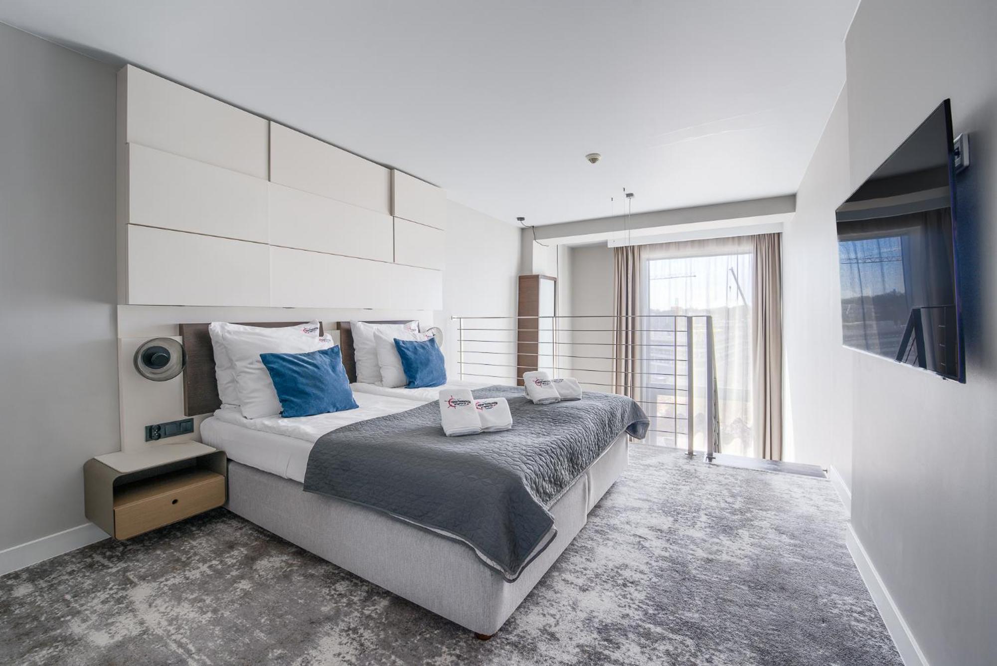Apartamentyprzymorzu Marine***** Apartament Dwupoziomowy Z Widokiem Na Morze Kołobrzeg Buitenkant foto